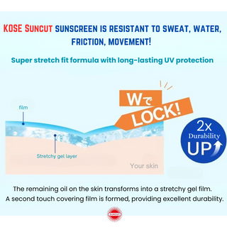 Kose SUNCUT Super Waterproof UV Perfect Protect Gel SPF50+/PA++++ 120g