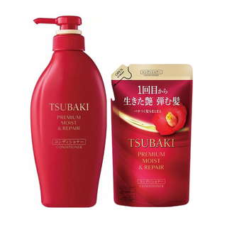 TSUBAKI Premium Moist & Repair Conditioner 450ml Refill Set (+300ml Refill Pack)