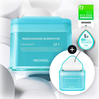 MEDIHEAL Madecassoside Blemish Pad 100 Pads Double Set (+14 Pads)
