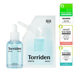 TORRIDEN Dive-In Low Molecular Hyaluronic Acid Serum 50ml Refill Set (+50ml Refill Pack)